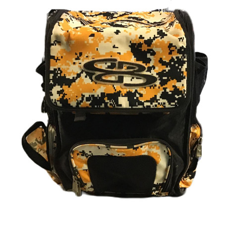 Vist Large View of Product Image Which is Used BoomBah Baseball Superpack Bat Bag Yellow