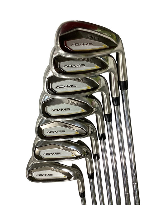 Vist Large View of Product Image Which is Used Adams IDEA TRI SOLE Mens Iron Set RH 5I-GW/AW