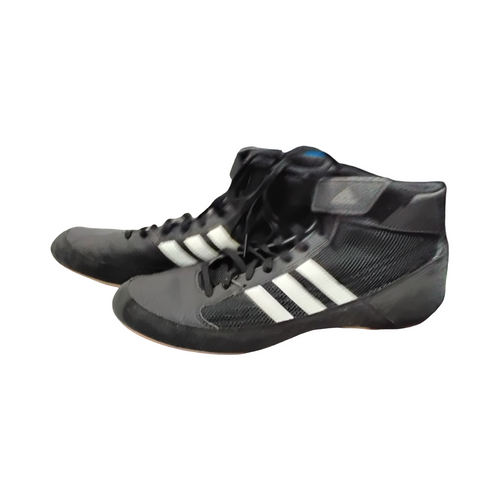 Vist Large View of Product Image Which is Used Adidas HVC 2 Wrestling Shoes Black Senior 9