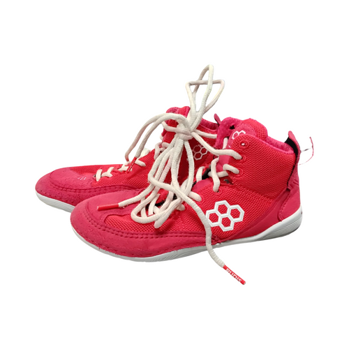 Vist Large View of Product Image Which is Used Rudis COURAGE Wrestling Shoes Red Senior 7.5