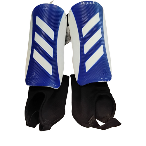 Vist Large View of Product Image Which is Used Adidas Soccer Shin Guards Youth Royal Blue MD