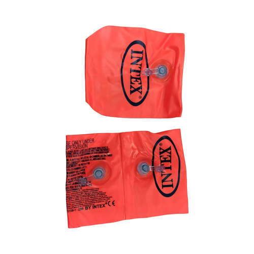 Vist Large View of Product Image Which is Used Intex ARM BAND FLOATS Water Swim Accessory Orange
