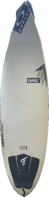 Vist Large View of Product Image Which is Used FireWire UNIBROW Surfboard White 6Ft