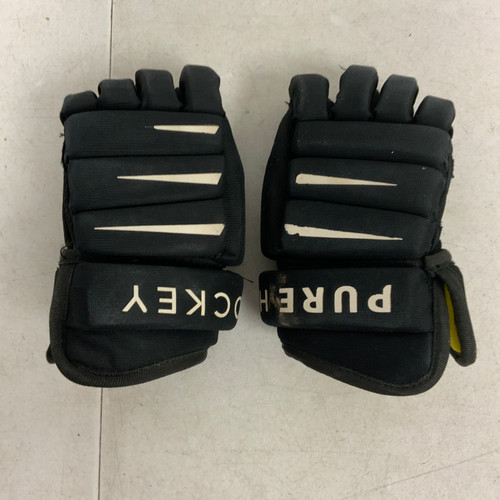 Vist Large View of Product Image Which is Used PURE HOCKEY GLOVES Youth Gloves Black 9"