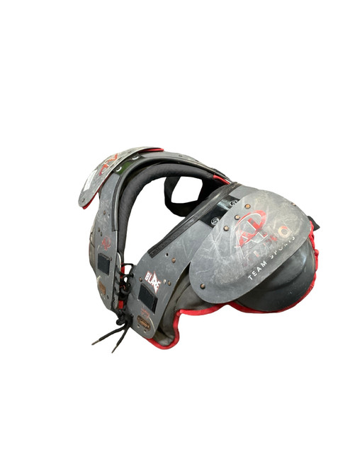 Vist Large View of Product Image Which is Used ALL PRO BLAZE SP LG FB Shoulder Pads Grey LG