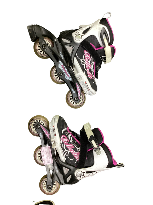 Vist Large View of Product Image Which is Used Rollerblade SPITFIRE Junior Rec Fitness Skates Black Adjustable