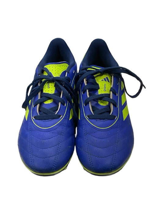 Vist Large View of Product Image Which is Used Adidas GOLETTO Soccer Cleats Royal Blue Junior 03