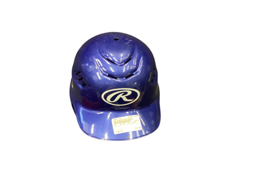 Vist Large View of Product Image Which is Used Rawlings BATTING HELMET Batting Helmet No Mask Royal Blue One Size