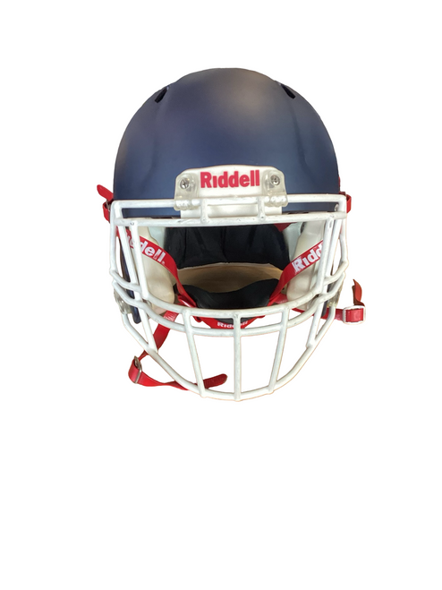 Vist Large View of Product Image Which is Used Riddell SPEED ICON FB Helmet Navy Blue LG