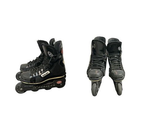 Vist Large View of Product Image Which is Used Bauer BAUER OFF ICE HOCKEY ROLLER SKATES Roller Hockey Skates Black Junior 04
