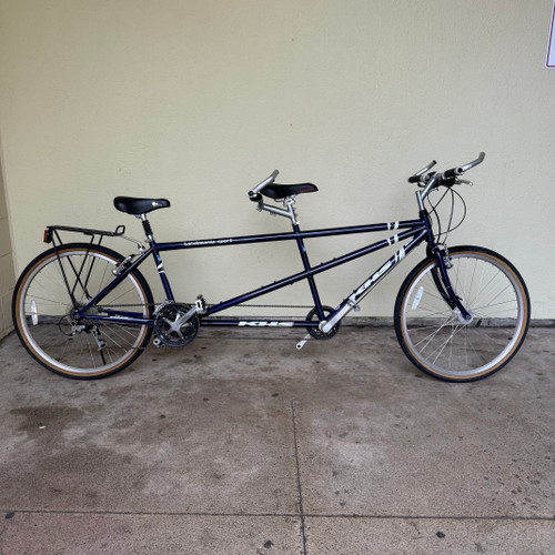 Vist Large View of Product Image Which is Used KHS TANDEMANIA SPORT Two-person Bike Navy Blue 26"
