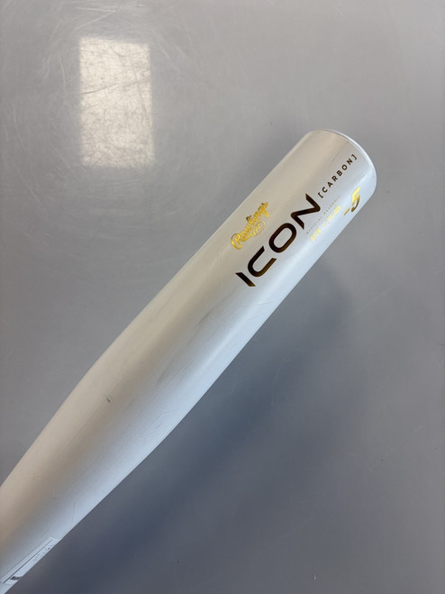Vist Large View of Product Image Which is Used Rawlings ICON CARBON RUT415 BB/SB USSSA 2 3/4 Bat 30"