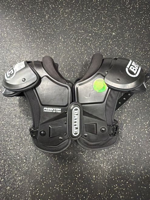 Vist Large View of Product Image Which is Used Battle Sports PHANTOM YTH SP FB Shoulder Pads Black MD