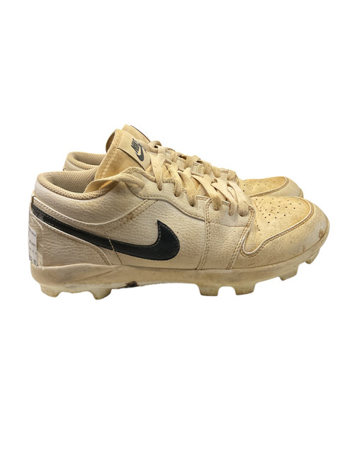 Vist Large View of Product Image Which is Used Nike AIR JORDAN SZ 8 BB/SB Cleats White Senior 8