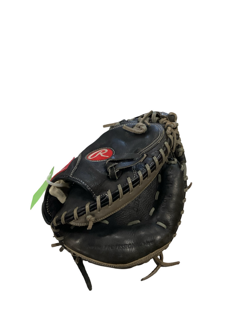 Vist Large View of Product Image Which is Used Rawlings GAMER SERIES BB/SB Catchers RH Throw Black 32 1/2"