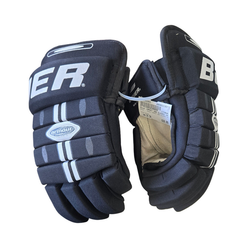 Vist Large View of Product Image Which is Used Bauer IMPACT 300 GLOVES 14 Senior Gloves Black 14"