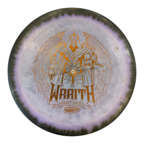 Vist Large View of Product Image Which is Used Innova HALO STAR WRAITH Disc Golf Driver Purple 174g
