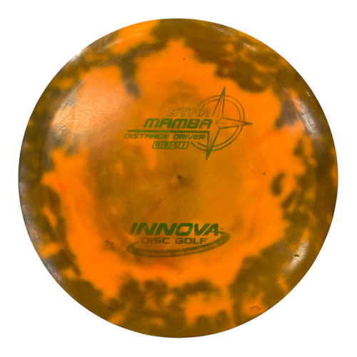 Vist Large View of Product Image Which is Used Innova STAR MAMBA Disc Golf Driver Orange 171g