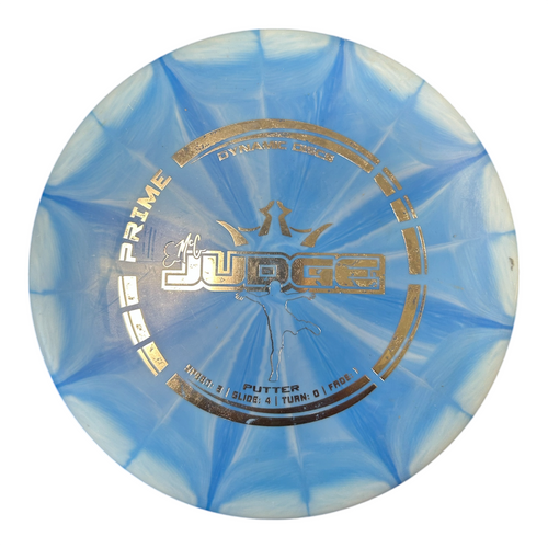 Vist Large View of Product Image Which is Used Dynamic Discs PRIME EMAC JUDGE Disc Golf Putter Royal Blue 173g