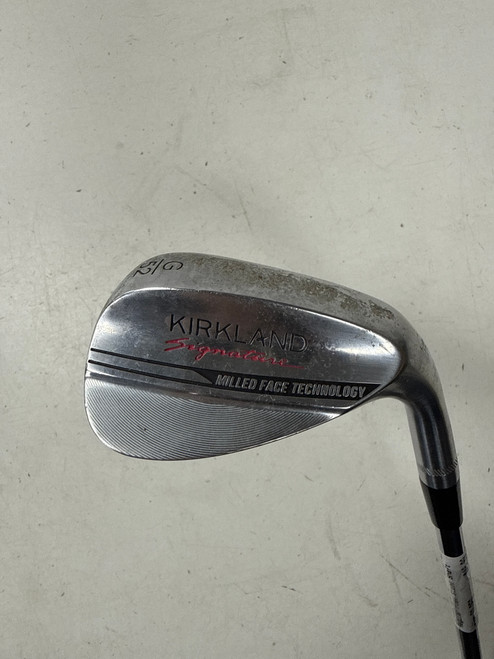 Vist Large View of Product Image Which is Used Kirkland Signature MILLED FACE Golf Wedge Mens RH 52 Degree