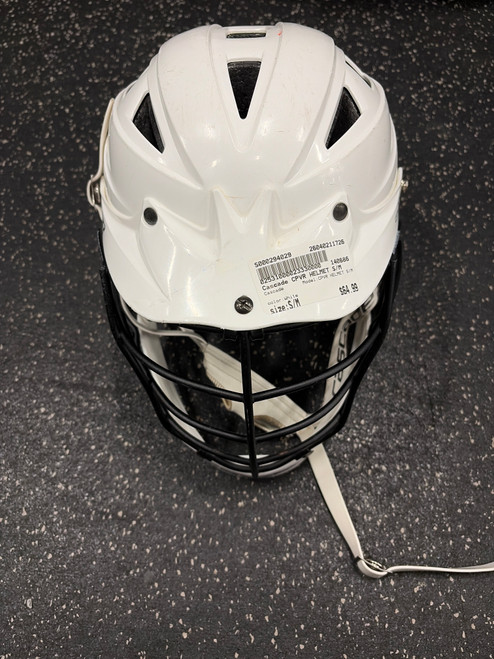Vist Large View of Product Image Which is Used Cascade CPVR HELMET S/M Lacrosse Helmet White S/M