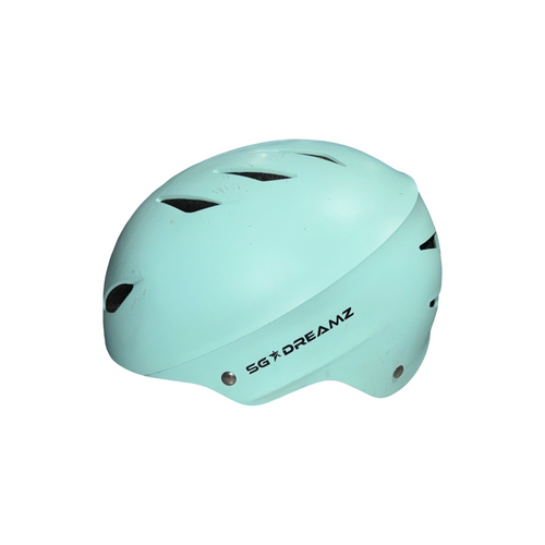 Vist Large View of Product Image Which is Used SG DREAMZ Bike Helmet Turquoise Fits all