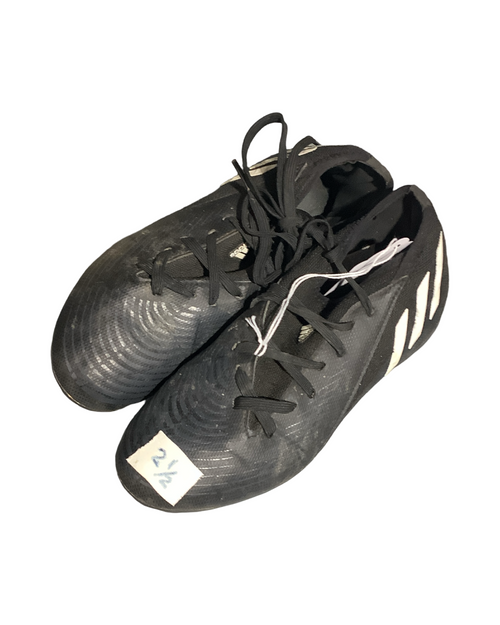 Vist Large View of Product Image Which is Used Adidas Soccer Cleats Black Junior 02.5