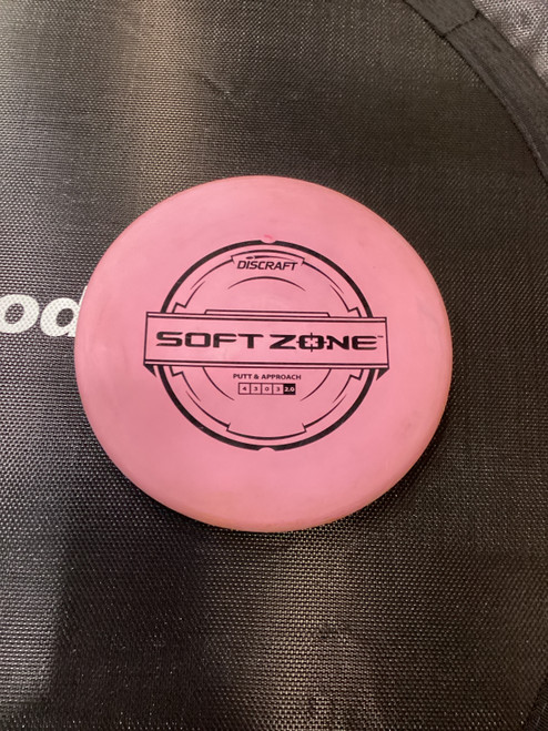 Vist Large View of Product Image Which is Used Discraft SOFT ZONE Disc Golf Putter Pink