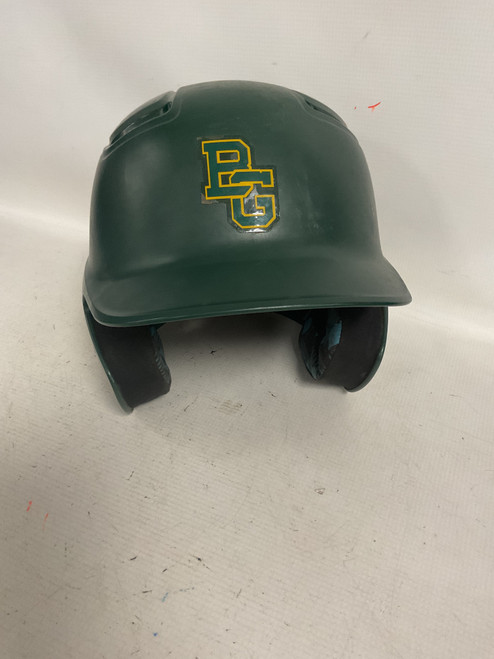 Vist Large View of Product Image Which is Used Easton GAMETIME II Batting Helmet No Mask Green L/XL