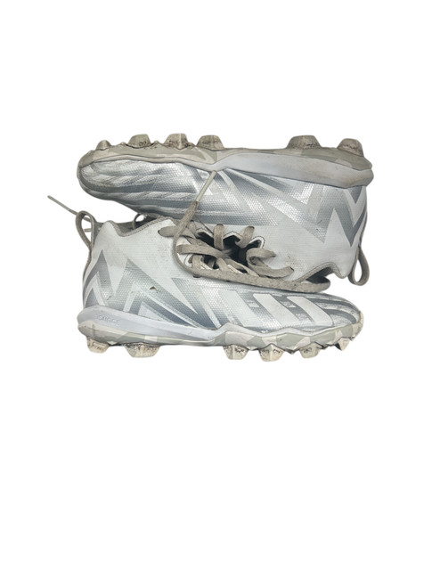 Vist Large View of Product Image Which is Used Adidas Jr FB Cleats White Junior 01.5