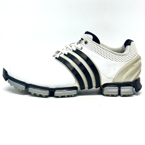 Vist Large View of Product Image Which is Used Adidas TOUR 360 3.0 Mens Golf Shoes White And Black Senior 9