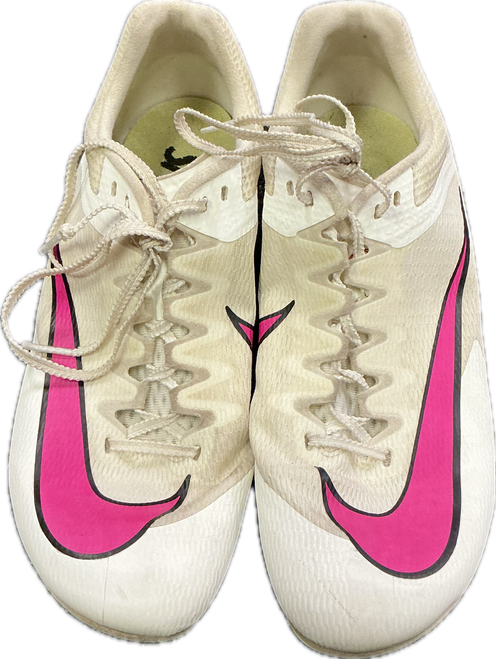 Vist Large View of Product Image Which is Used Nike Track & Field Cleats Adult White Senior 9