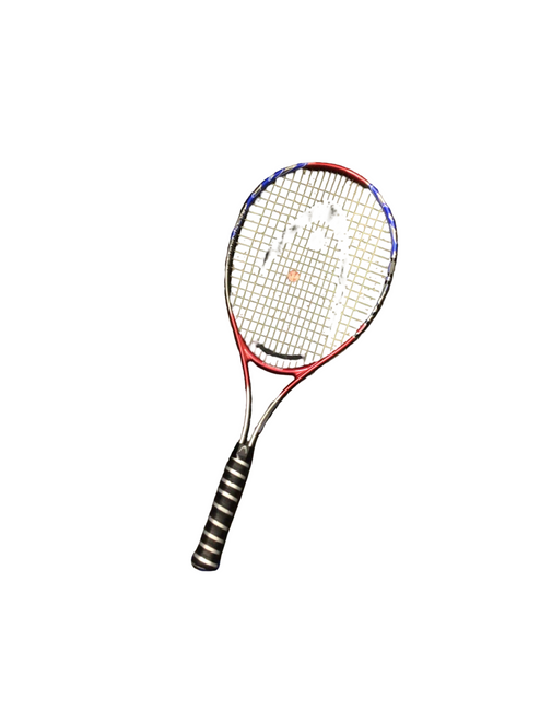 Vist Large View of Product Image Which is Used Head TI CONQUEST Adult Tennis Racquet Red 4 5/8"