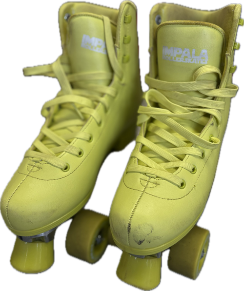 Vist Large View of Product Image Which is Used Impala SIDEWALK NEON YEL Senior Roller Quad Skates Optic