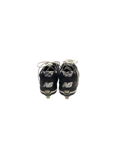 Vist Large View of Product Image Which is Used New Balance BB/SB Cleats Black And Grey Senior 11