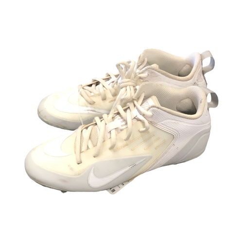 Vist Large View of Product Image Which is Used Nike HUARACHE BB/SB Cleats White Senior 6