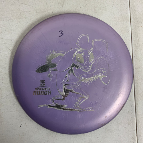 Vist Large View of Product Image Which is Used Discraft BIG Z ROACH Disc Golf Putter Purple 173g