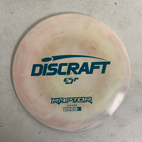 Vist Large View of Product Image Which is Used Discraft ESP RAPTOR Disc Golf Driver Pink 173g