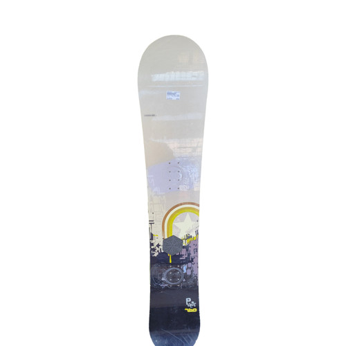 Vist Large View of Product Image Which is Used Salomon PULSE 160CM SNOWBOARD Mens Snowboard Only White 160 cm