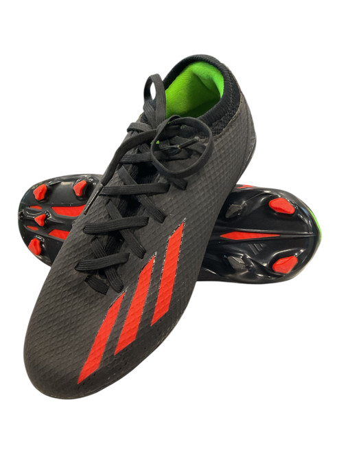 Vist Large View of Product Image Which is Used Adidas Soccer Cleats Black Junior 02.5