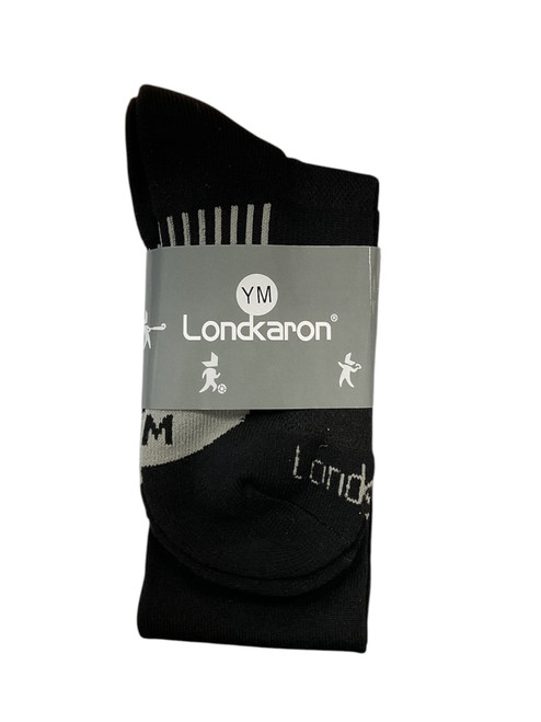 Vist Large View of Product Image Which is Used YOUTH MEDIUM SOCKS Soccer Socks Black MD