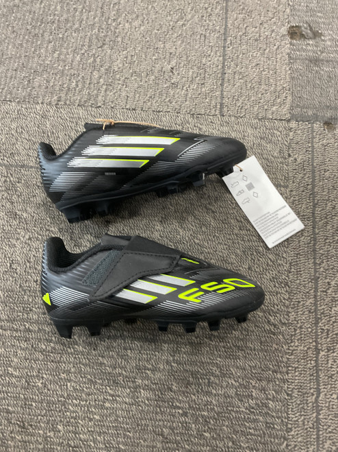 Vist Large View of Product Image Which is Used Adidas F50 Soccer Cleats Black Youth 09.0