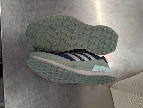 Vist Large View of Product Image Which is Used Adidas Mens Golf Shoes Royal Blue And Lime Green Senior 9.5