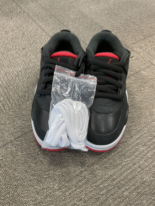 Vist Large View of Product Image Which is Used Jordan AIR JORDAN 4 RM Basketball Shoes Y Black Junior 04