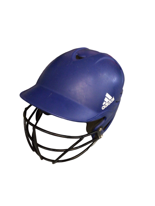 Vist Large View of Product Image Which is Used Adidas Batting Helmet w/Mask Navy Blue One Size
