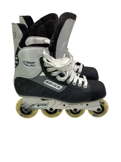 Vist Large View of Product Image Which is Used Bauer POWER RX Senior Aggressive Skates Black Senior 11.5