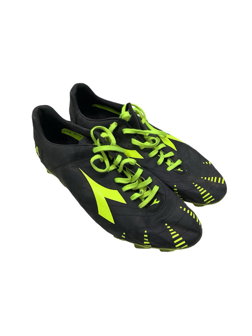 Vist Large View of Product Image Which is Used Diadora Soccer Cleats Black Senior 11