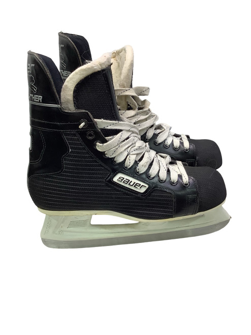 Vist Large View of Product Image Which is Used Bauer BLACK PANTER Senior Hockey Skate Senior 10.5