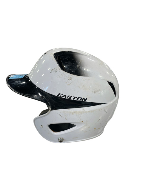 Vist Large View of Product Image Which is Used Easton 2 TONE 6 3/8 - 7 1/8 Batting Helmet No Mask Black And White SM