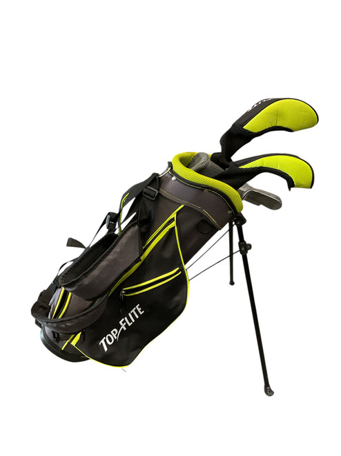 Vist Large View of Product Image Which is Used Top Flite JR 5PC SET Jr Package Set RH Black And Neon Green 5 Piece